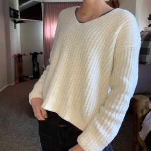 cream sweater